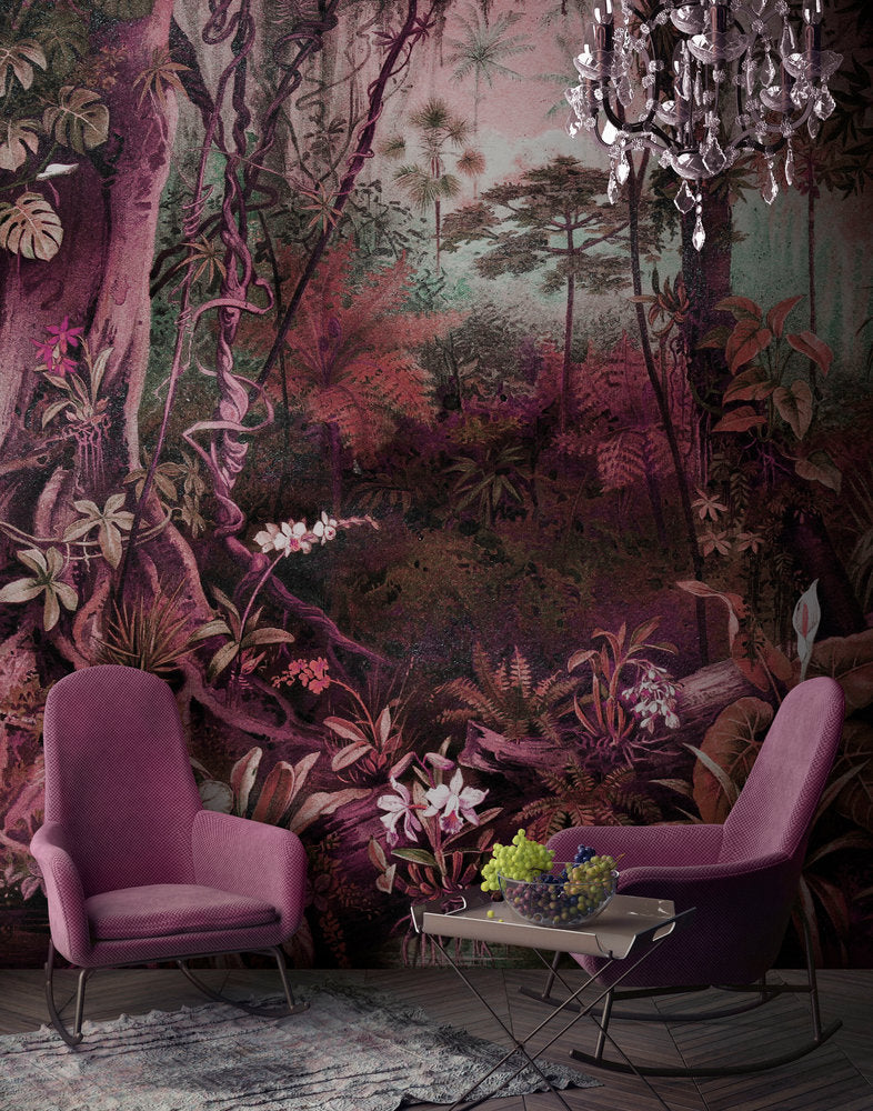 Walls By Patel Jungle Wall Art - Vibrant Tropical Canvas Prints for Home & Office Decor - Perfect for Living Room, Bedroom, and Office Spaces