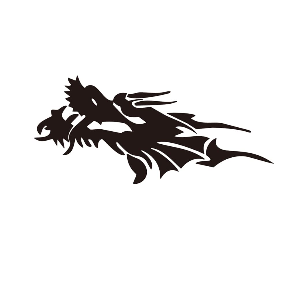 Zcargel 2pcs Dragon Decal Sticker for Car, Laptop, Phone - Home & Office Decor