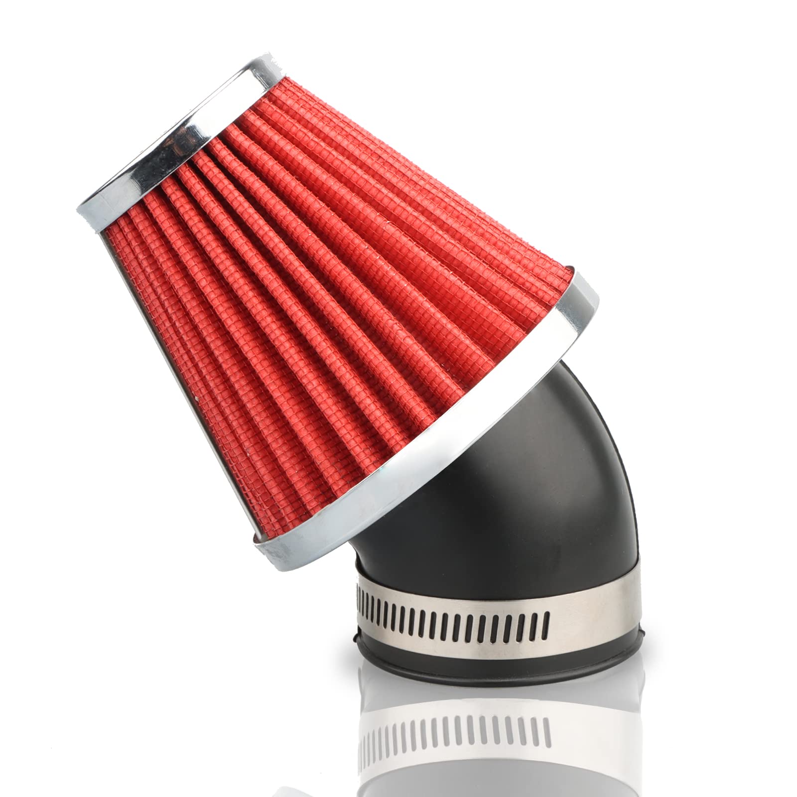 NIBBI RACING PARTS High Performance 42mm Motorcycle Air Filter - Universal Replacement for Dirt Bikes & GY6 Scooters - Enhanced Engine Performance & Airflow - Perfect for Off-Road, Racing & Street Riding