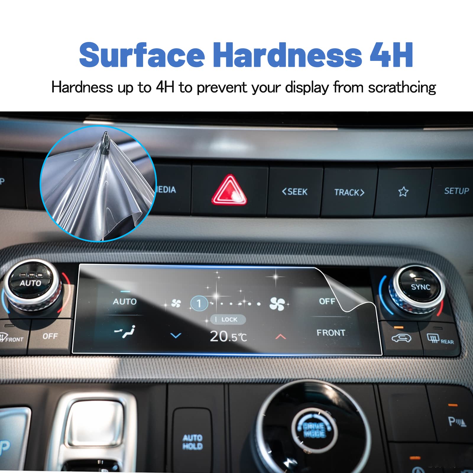 2024 2025 Hyundai Palisade Screen Protector Set - 7PCS Touch Screen, Dashboard & AC Screen Protectors for 2023-2025 Palisade Calligraphy - Durable Anti-Scratch Protection for Daily Driving & Road Trips