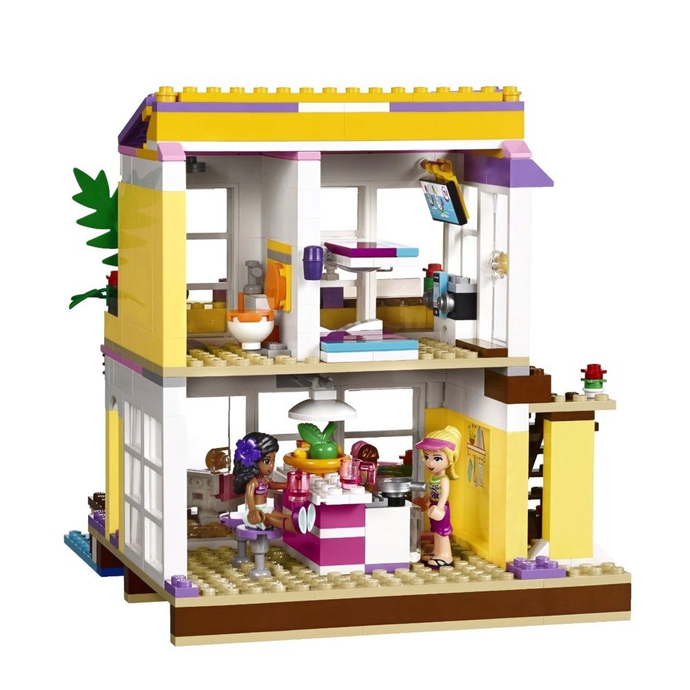 LEGO Friends 41037 Stephanie's Beach House Building Set - 369 Piece Beachfront Villa Toy for Girls & Kids Ages 6-12 | Creative Play, Birthday Gift, Room Decor
