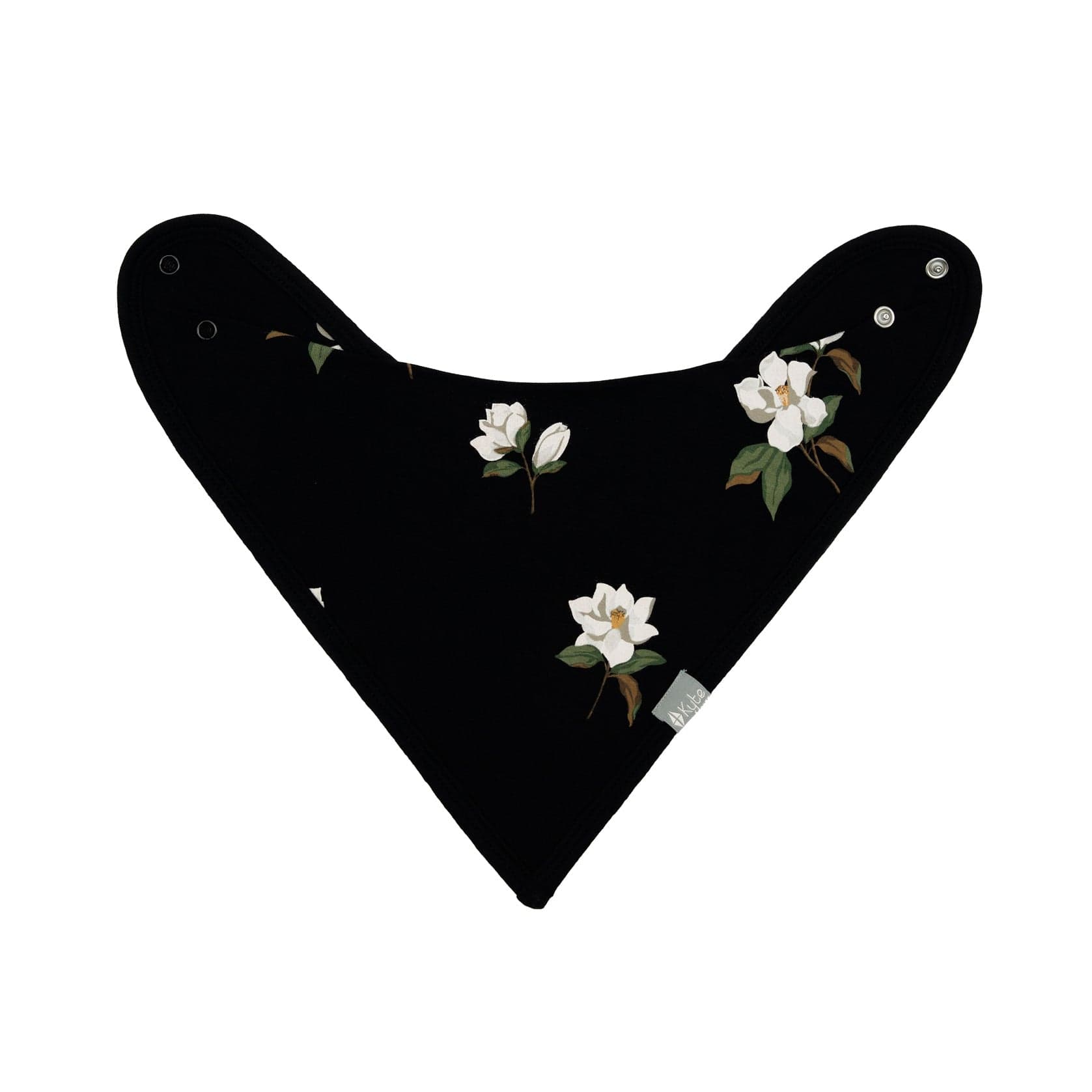 Big Midnight Magnolia Baby Bib - Soft, Absorbent & Adorable for Mealtime Messes - Perfect for Infants & Toddlers at Home or On-the-Go