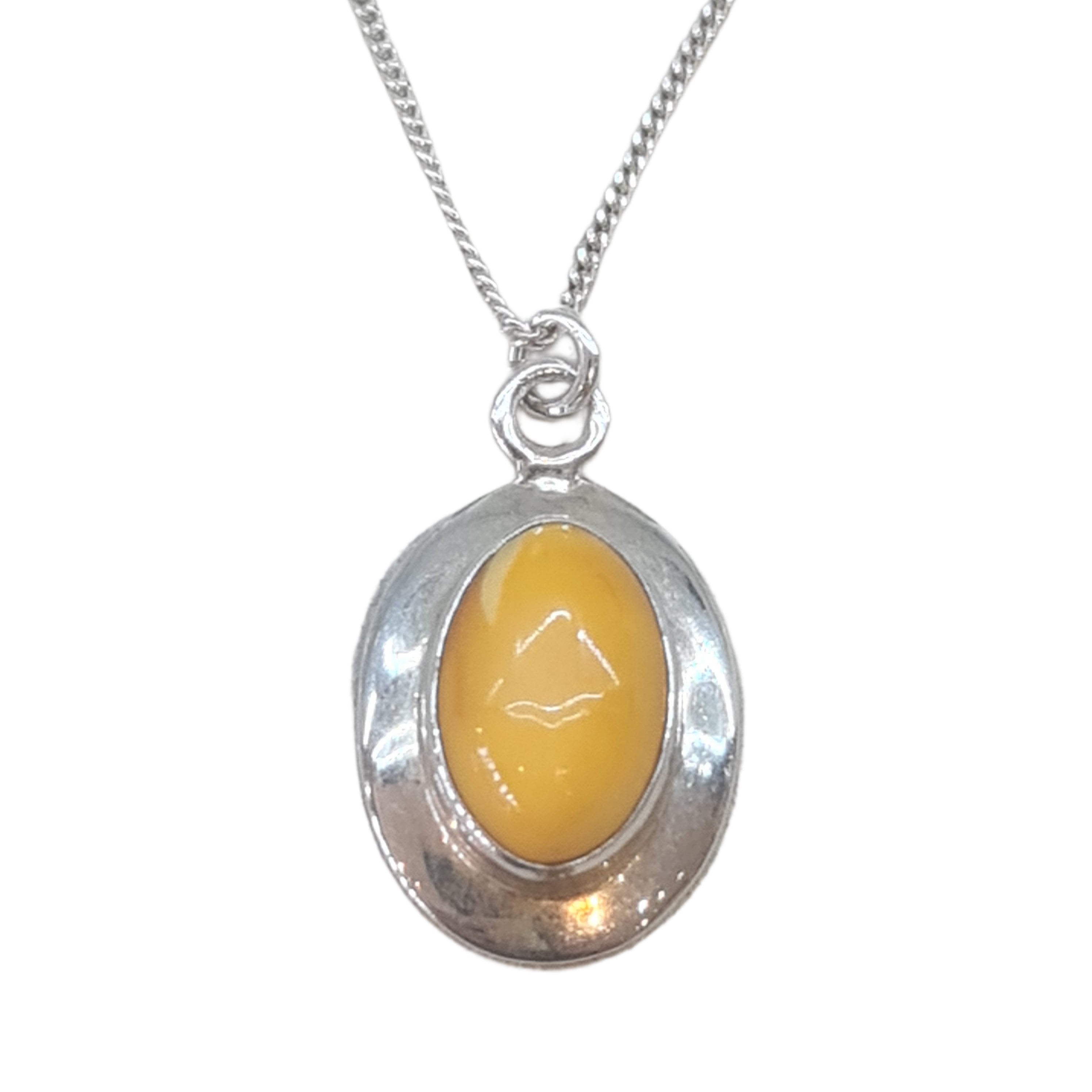 Handmade Amber Butterscotch Pendant Necklace - Natural Baltic Amber Jewelry for Women - Perfect for Boho Style, Layering & Everyday Wear