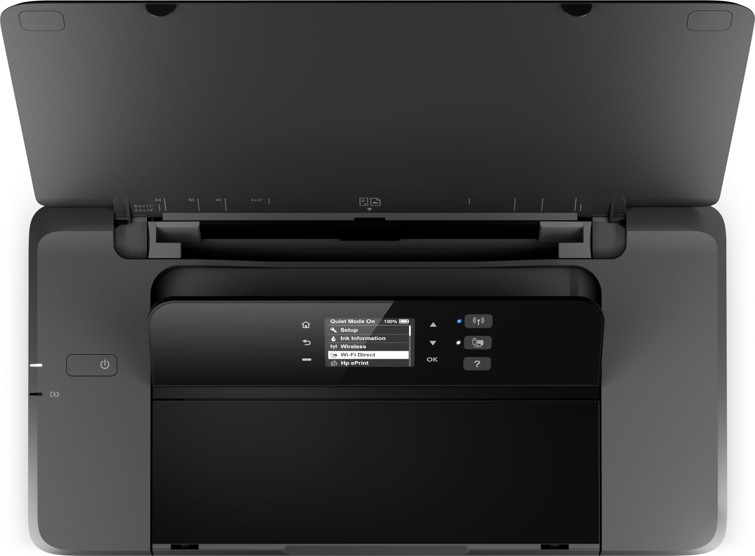 HP OfficeJet 200 Portable Wireless Mobile Printer - Compact & Lightweight (18.6x36.4x6.9cm) for Business Travel & Home Office - Black (CZ993A#BHC) | Perfect for On-the-Go Printing, Remote Work & Small Business Needs