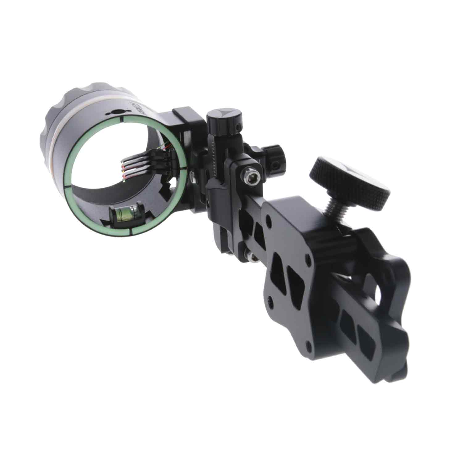 Apex Gear Magnitude 5 Pin Dovetail Sight .019 - Precision Bow Sight for Archery Hunting & Target Practice | Ideal for Compound Bows in Low Light Conditions