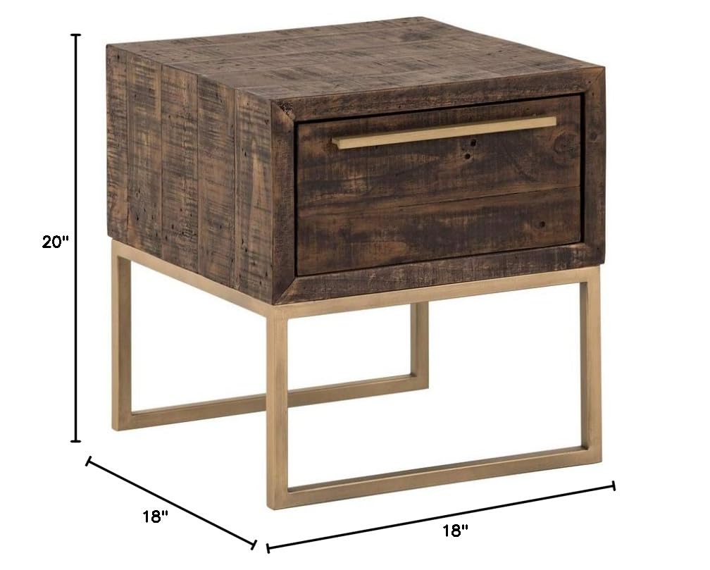 Alpine Furniture Monterey Side Table - 18