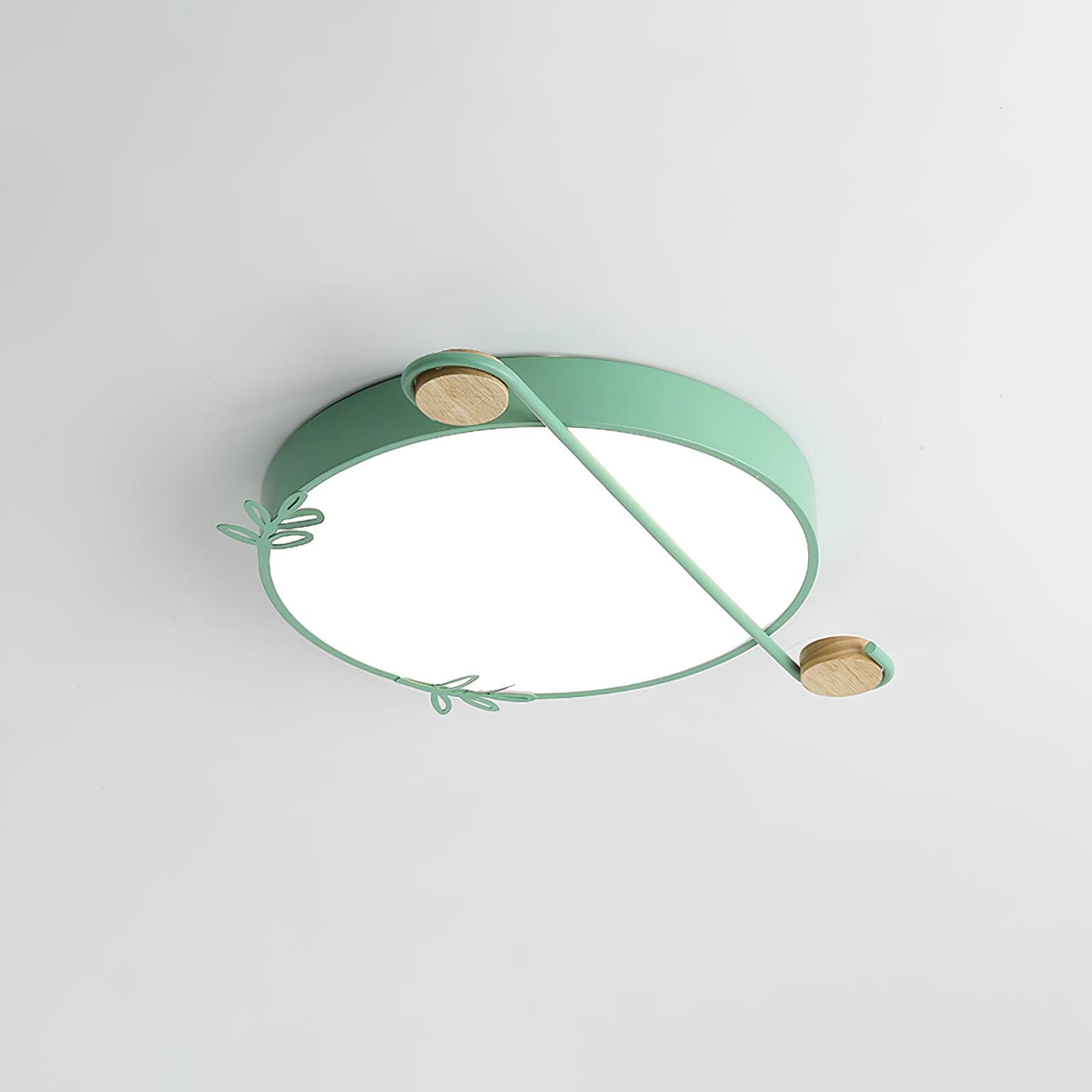 Stylish Musical Note Round Ceiling Lamp - Modern LED Light Fixture for Bedroom, Living Room & Nursery Decor - Perfect for Music Lovers' Home Lighting