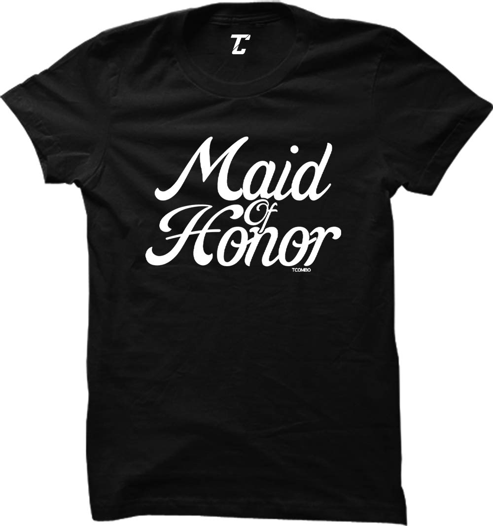 Best Maid of Honor T-Shirt for Women - Funny Bachelorette Party & Wedding Gift Idea - Perfect for Bridal Showers, Girls' Trips & Rehearsal Dinners