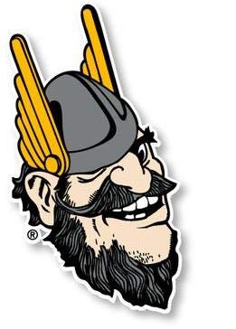Official Idaho Vandals Sports Team Large Mascot Vinyl Decal Sticker 2-Pack - NCAA Licensed Collegiate Merchandise for Cars, Laptops & School Spirit