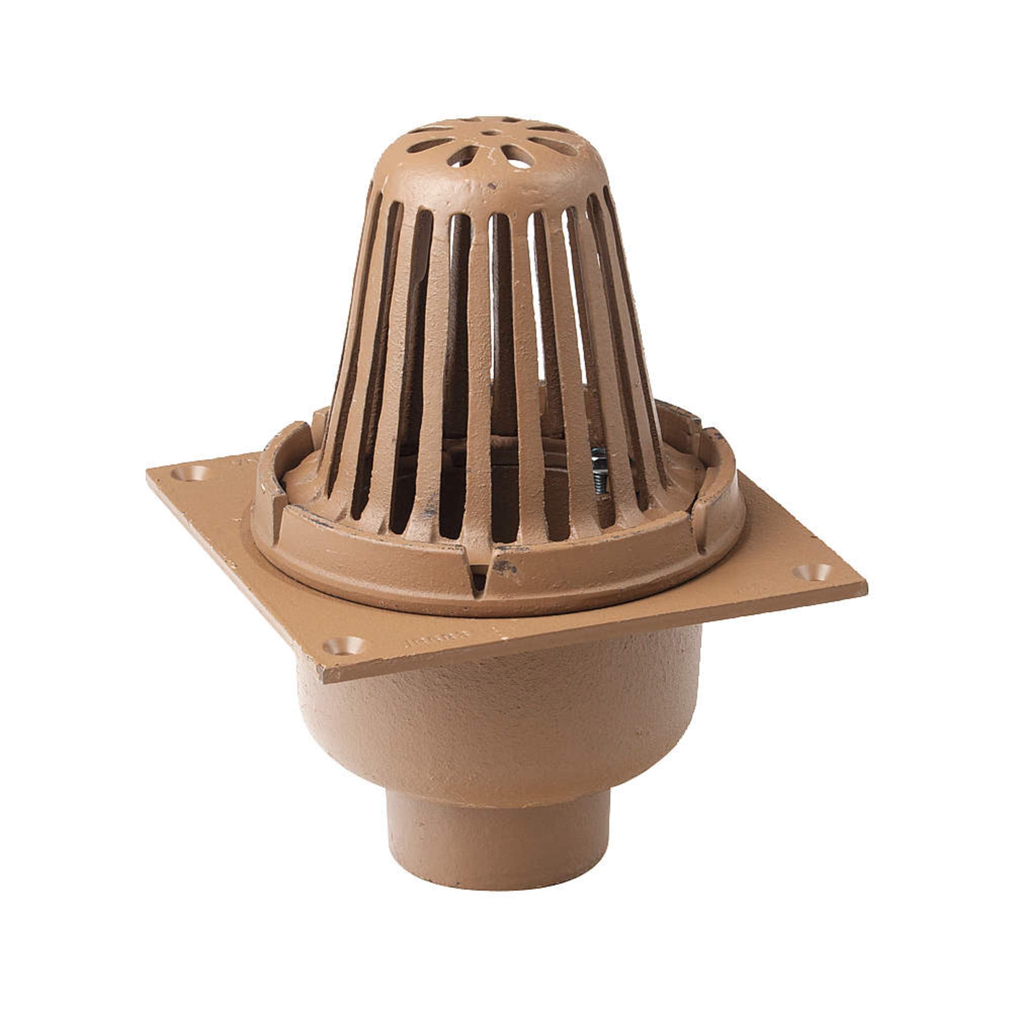 4In Roof Drain Pipe - 8-3/4In Length Heavy Duty Gutter Downspout for Home & Commercial Roof Water Drainage System