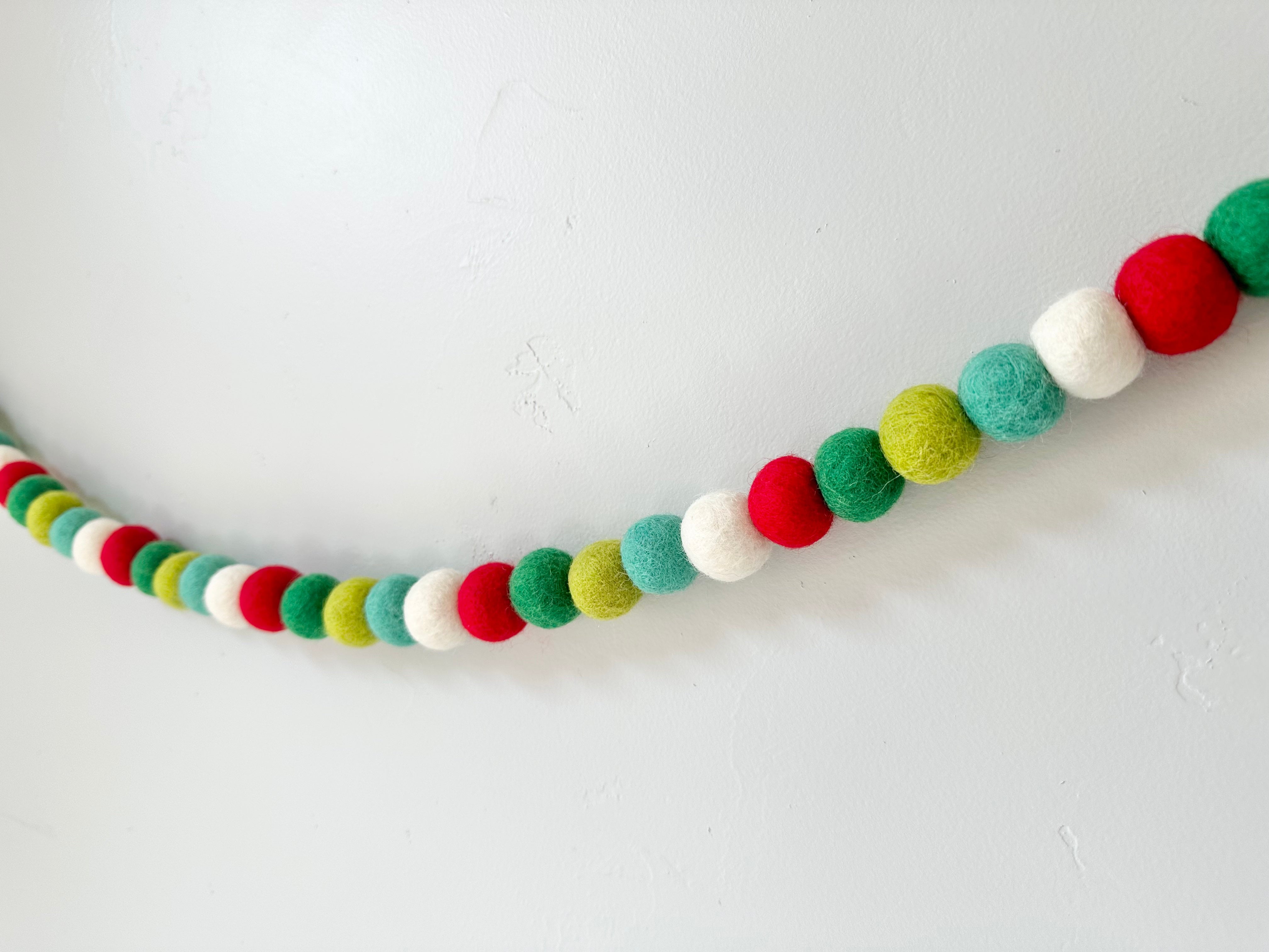 Whimsical Christmas Garland Decor - Festive Holiday Home Decorations for Tree, Mantel & Staircase