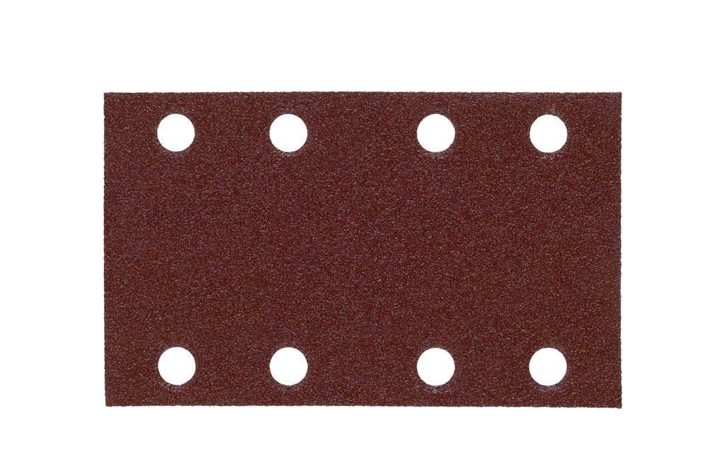 Milwaukee 80 x 133mm Orbital Sander Abrasive Sheets - 10 Pack Sandpaper for Woodworking & Metal Polishing - Perfect for DIY Projects & Professional Use