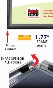 40x60 Snap Frame Poster Sign Frames - 1.77