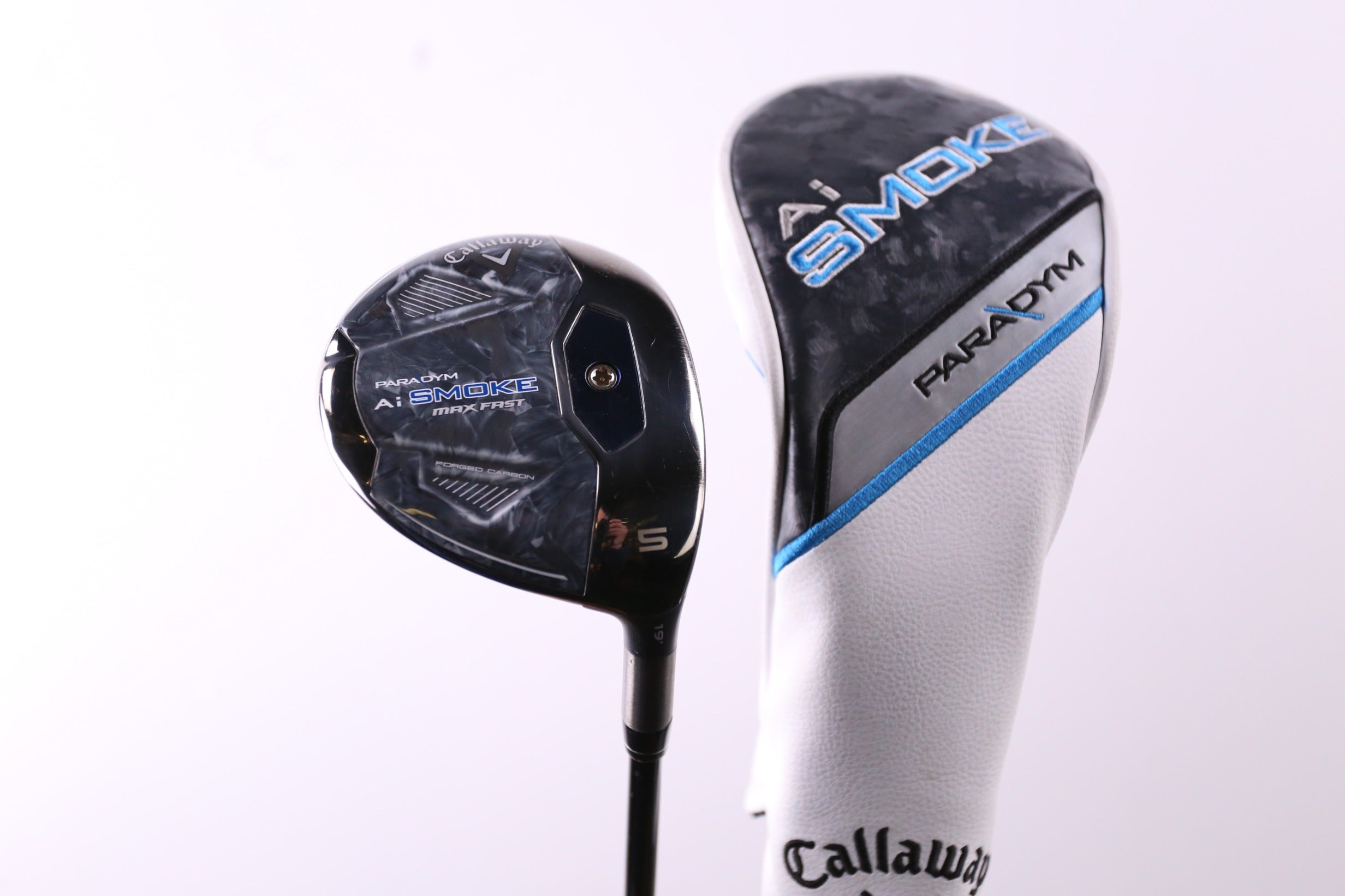 Callaway Paradym Ai Smoke MAX Fast 5 Wood Golf Club - 19° Ladies Flex Right Handed - Perfect for Women Golfers on Fairway & Rough Shots