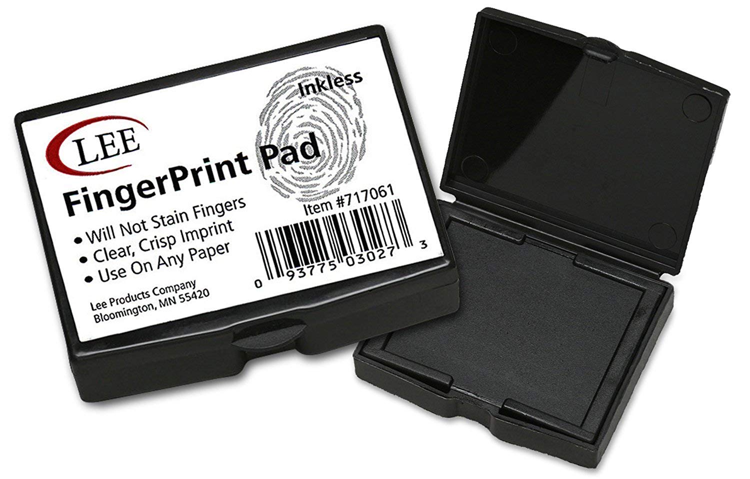Inkless Fingerprint Pad for Kids & Adults - Portable Fingerprint Kit for Home, School & Office - Ideal for Crafts, ID Cards & Security Applications