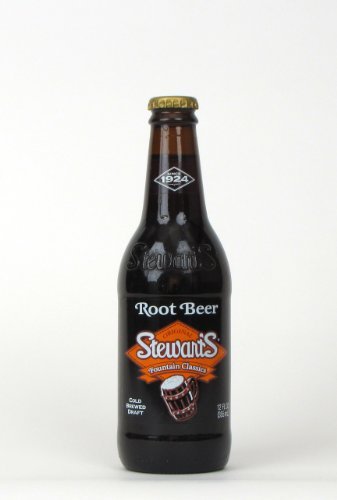 Stewart's Root Beer - Classic American Soda, 12oz Cans (Pack of 12) | Refreshing Drink for BBQs, Parties & Family Gatherings