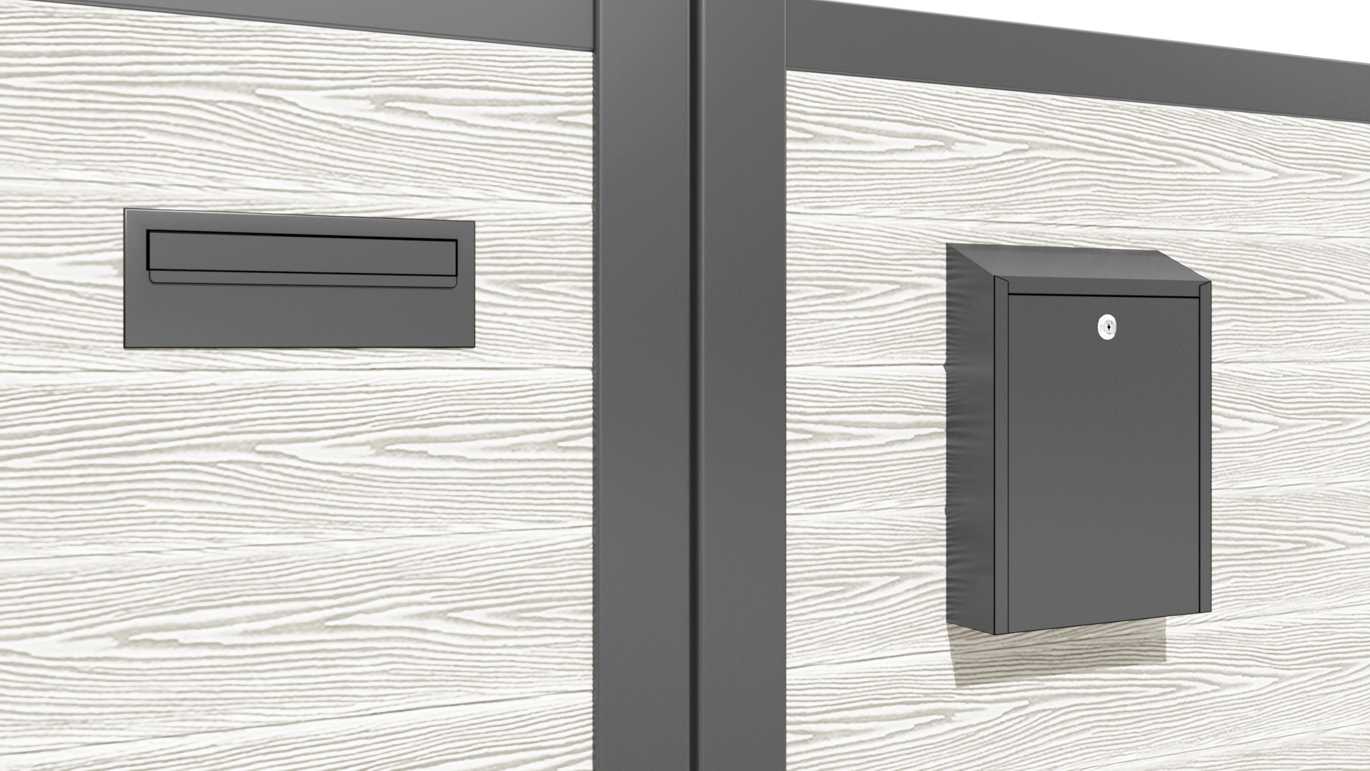 Classic Alnara Curved Top Driveway Gate - Light Stone Finish - Elegant End Screen Design - Perfect for Home Security & Curb Appeal Enhancement