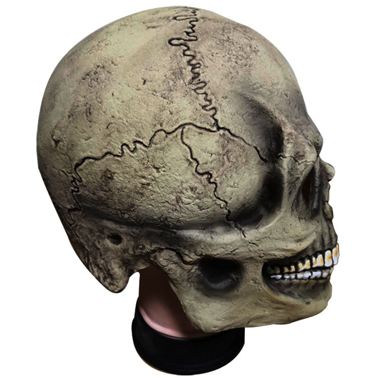Scary Halloween Skull Mask for Adults - Realistic 3D Latex Costume Accessory for Horror Parties, Cosplay & Trick or Treat
