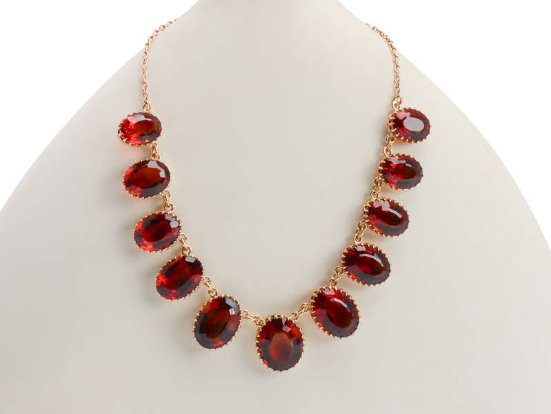 Ring of Fire Madeira Citrine Necklace – Elegant Gemstone Jewelry for Women | Perfect for Weddings, Parties & Everyday Wear