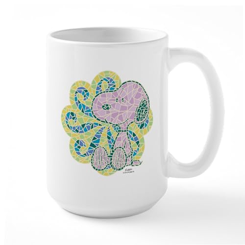 White - Snoopy Mosaic Mugs