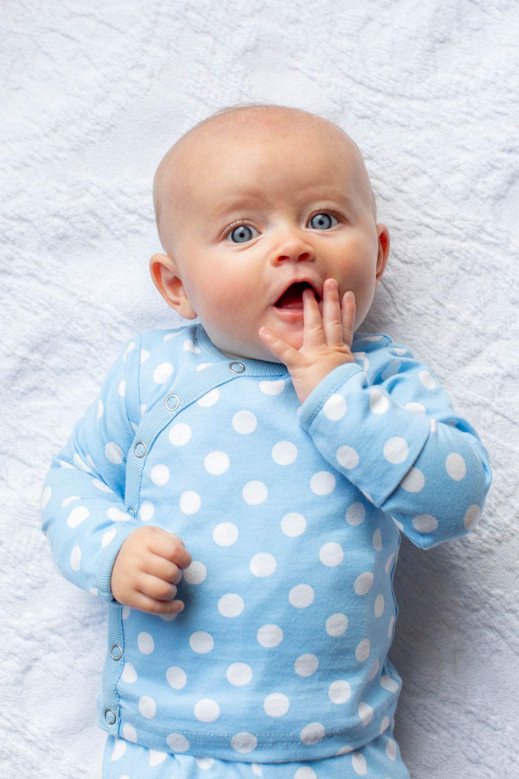 Baby Be Mine Unisex Footed Kimono Set - Soft Cotton Top & Pants Outfit for Newborns (0-24 Months) | Perfect for Baby Shower Gifts, Photo Shoots & Everyday Wear