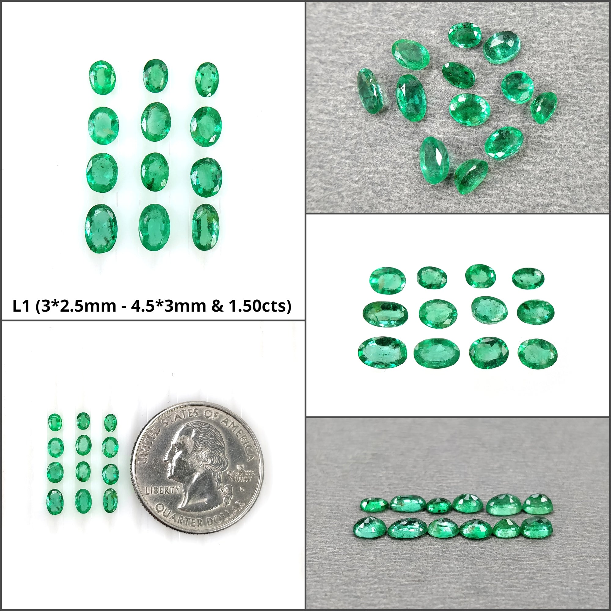Natural Untreated Green Emerald Gemstone - Oval Shape, Normal Cut for Jewelry Making | Perfect for Rings, Necklaces & Earrings