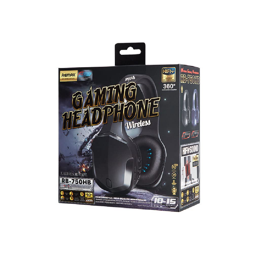 Premium Active Noise Cancelling Wireless Over-Ear Headphones with Bluetooth 5.0, Built-in Mic & Hi-Fi Stereo - Deep Bass, Foldable Design, Touch Controls for Gaming, Sports & Music - Perfect for Travel, Workouts & Home Entertainment (Blue)
