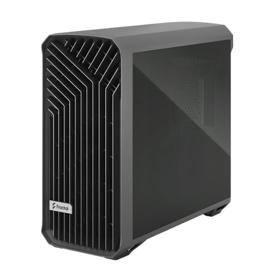 Fractal Design Torrent E-ATX PC Case - Gray Tempered Glass Side Panel with Light Tint | High Airflow Full Tower Chassis for Gaming & Workstation Builds | Perfect for 4K Gaming, Video Editing & Content Creation