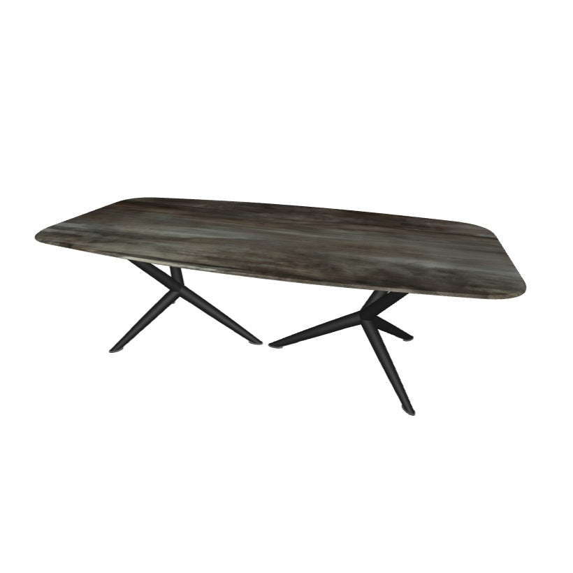 ATLANTIS Crystal Art Table - Elegant Handcrafted Glass Coffee Table for Living Room, Perfect for Home Decor & Gifts | Modern Centerpiece for Lounge, Office, or Dining Area