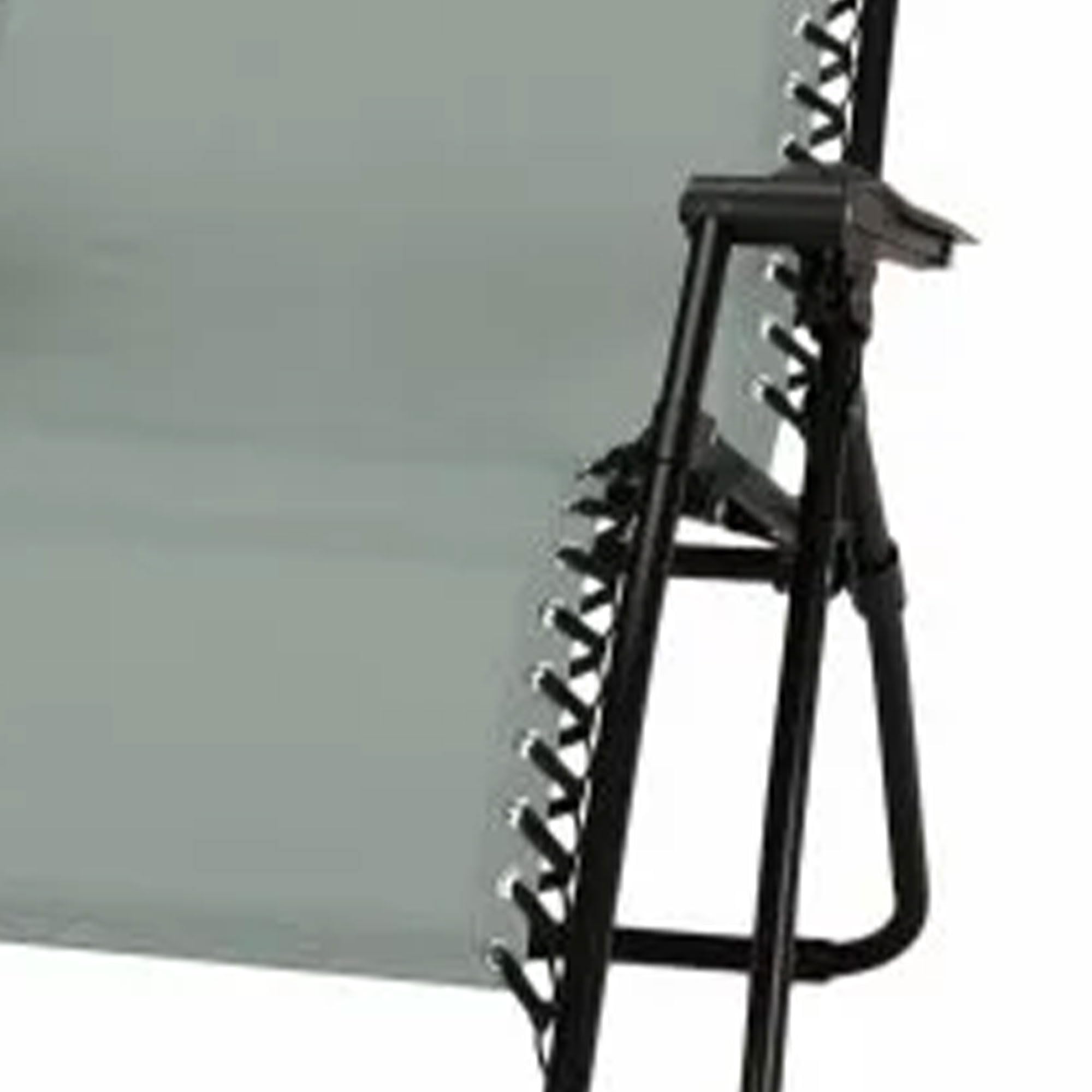 Sunny Isles XL Zero Gravity Outdoor Patio Reclining Chair - Steel Frame Comfortable Lounge Seating Furniture Set (3 Pack, Green) - Perfect for Backyard, Poolside & Beach Relaxation