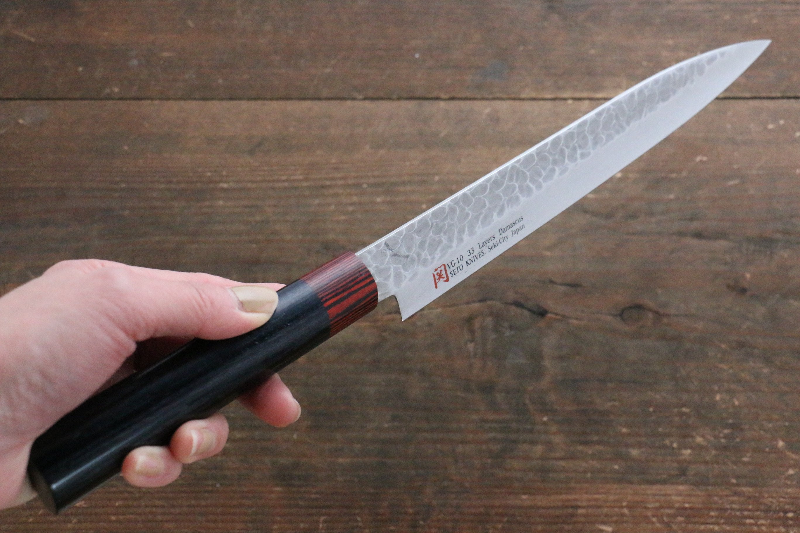 Premium Iseya VG10 33-Layer Damascus Japanese Knife Set - 80mm Petty, 150mm Petty, Santoku, Small Santoku, Gyuto, Nakiri & 210mm Sushi Chef Knives - Perfect for Home Cooking, Professional Kitchens & Sushi Preparation
