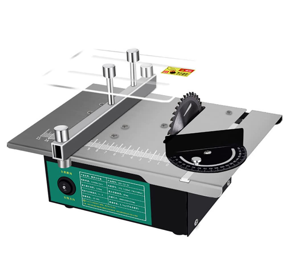 Mini Table Saw - Adjustable Electric DIY Hobby Tool for Woodworking & Crafts