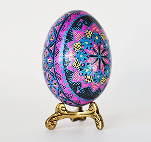 Handmade Ukrainian Pysanky Easter Eggs - Traditional Batik Art Eggshell Decorations, Unique Gifts & Home Decor (Pink Pisanki) for Easter Celebrations, Spring Home Styling & Cultural Displays