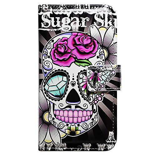 Purple Flower Sugar Skull