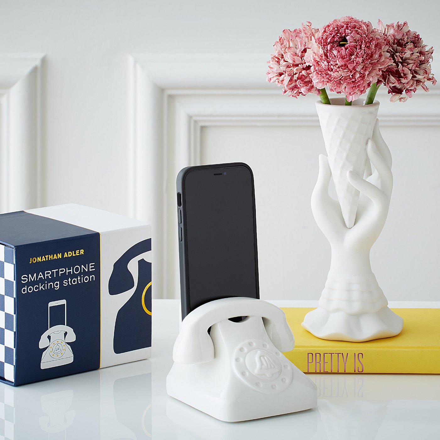 iScream Vase - Unique and Fun Decorative Vase for Home, Office & Gifts - Perfect for Flowers, Plants & Creative DIY Decor