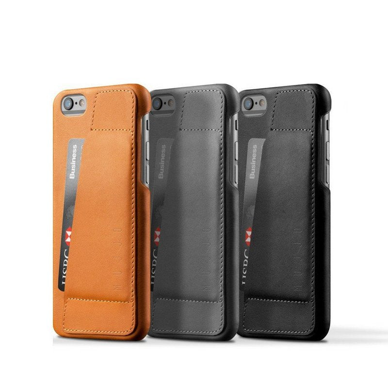 Mujjo Genuine Leather Wallet Case for iPhone 6 & 6s - Slim Protective Cover with Card Slots | Perfect for Everyday Use, Travel & Business