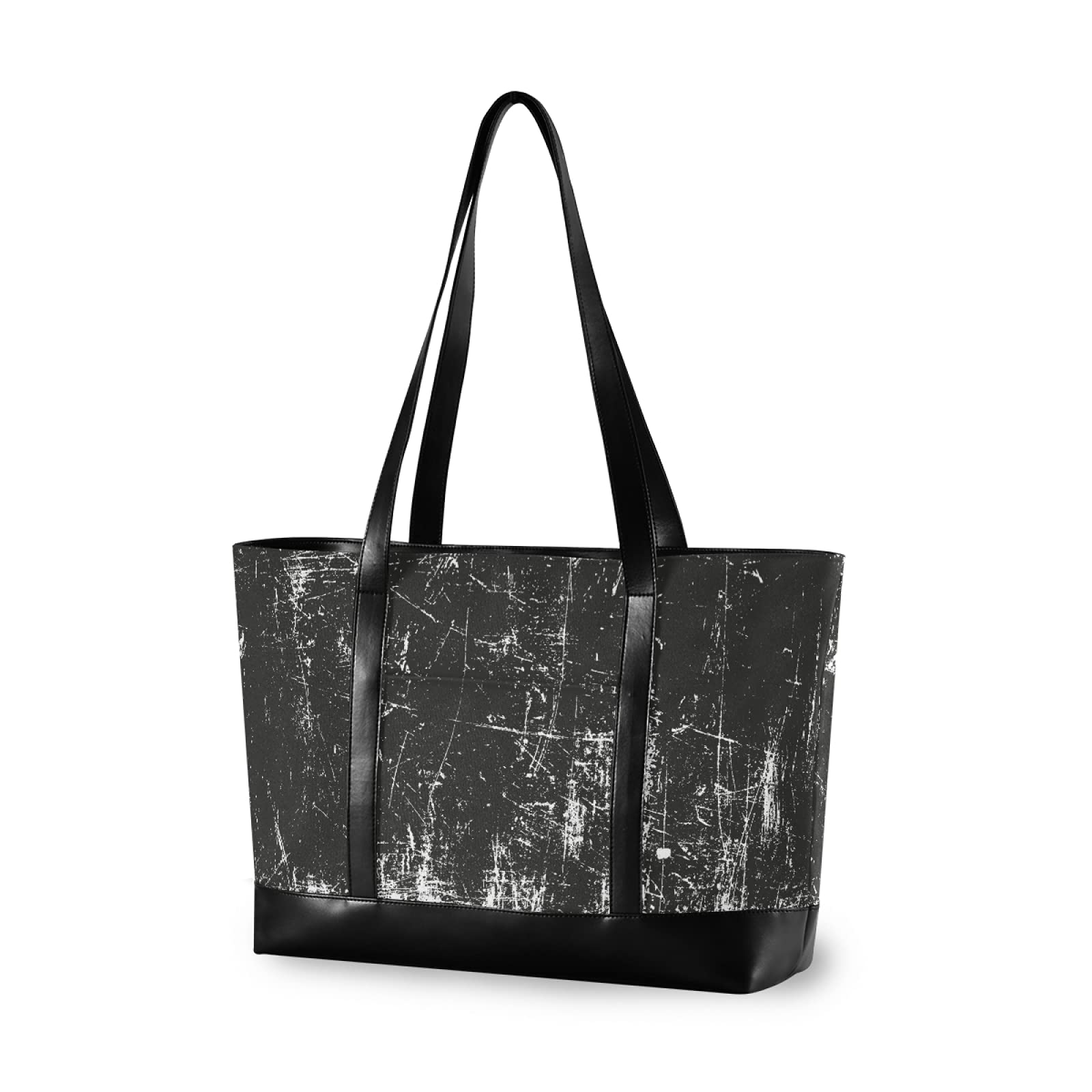 Vintage Rustic Marble Laptop Tote Bag for Women - 15.6 Inch Laptop Organizer Bag, Teacher Work Purse - Perfect for Office, Work, School & Travel (8ue4n)