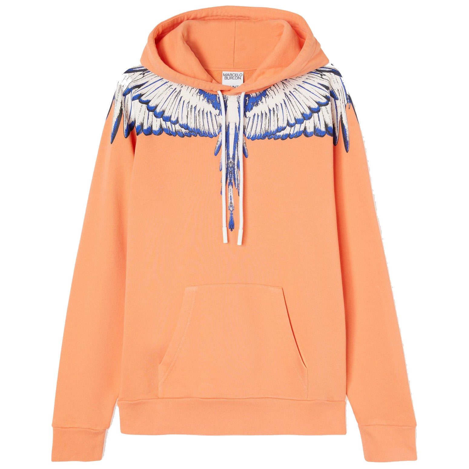 Marcelo Burlon Wings Hoodie for Men & Women | Trendy Streetwear Pullover with Embroidered Wing Design | Perfect for Casual Outfits, Parties & Urban Fashion