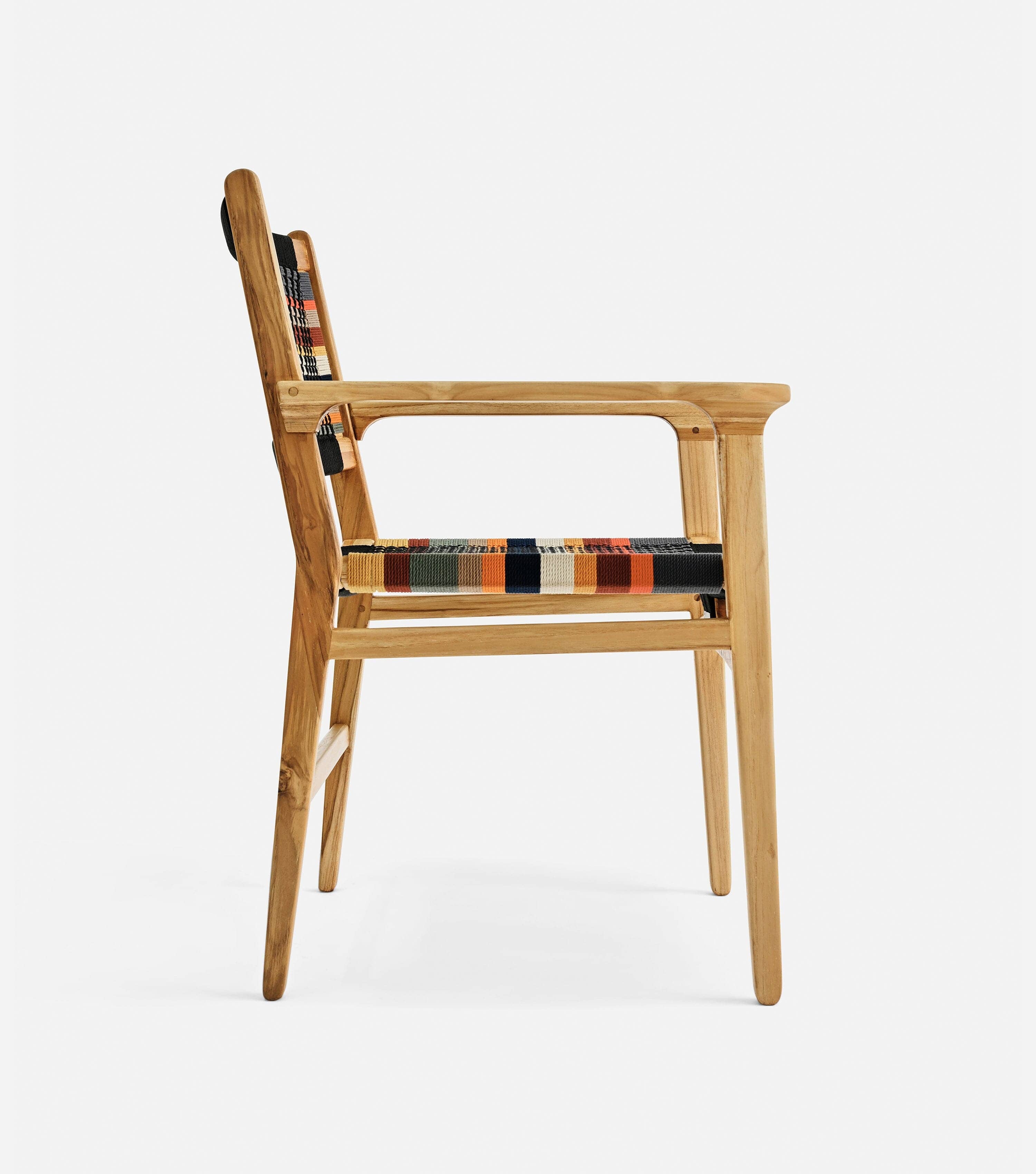 Chontales Dining Chair with Armrests - San Geronimo Pattern Upholstered Side Chair | Comfortable & Stylish for Dining Room, Kitchen, or Office