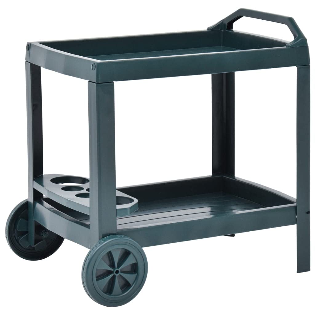 CHARMMA 3-Tier Beverage Cart with Wheels - 27.2