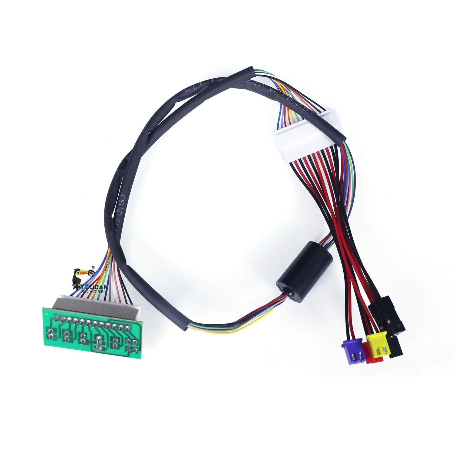 360° Rotating Electric Slip Ring with Metal Barrel & Recoil Gearbox for Henglong 1/16 RC Tank TK7.1 Ultimate II - Replacement Driving Gearbox & Mainboard Spare Part (Perfect for RC Tank Upgrades, DIY Repairs & Smooth 360° Rotation Performance)