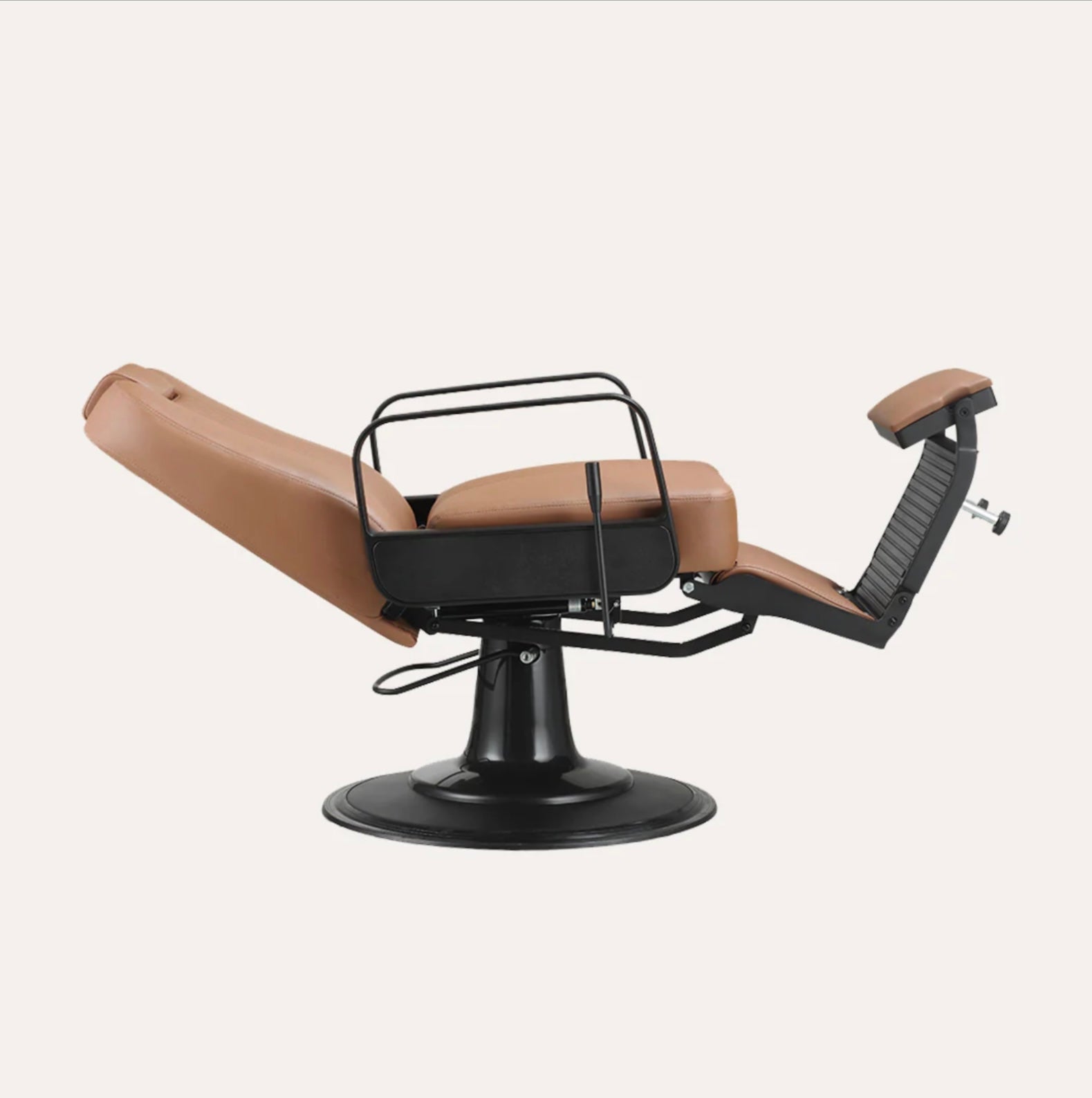 Premium Titan Barber Chair - Professional Salon & Home Haircut Styling Chair with Adjustable Height & Reclining Back for Barbershops, Salons & Home Use