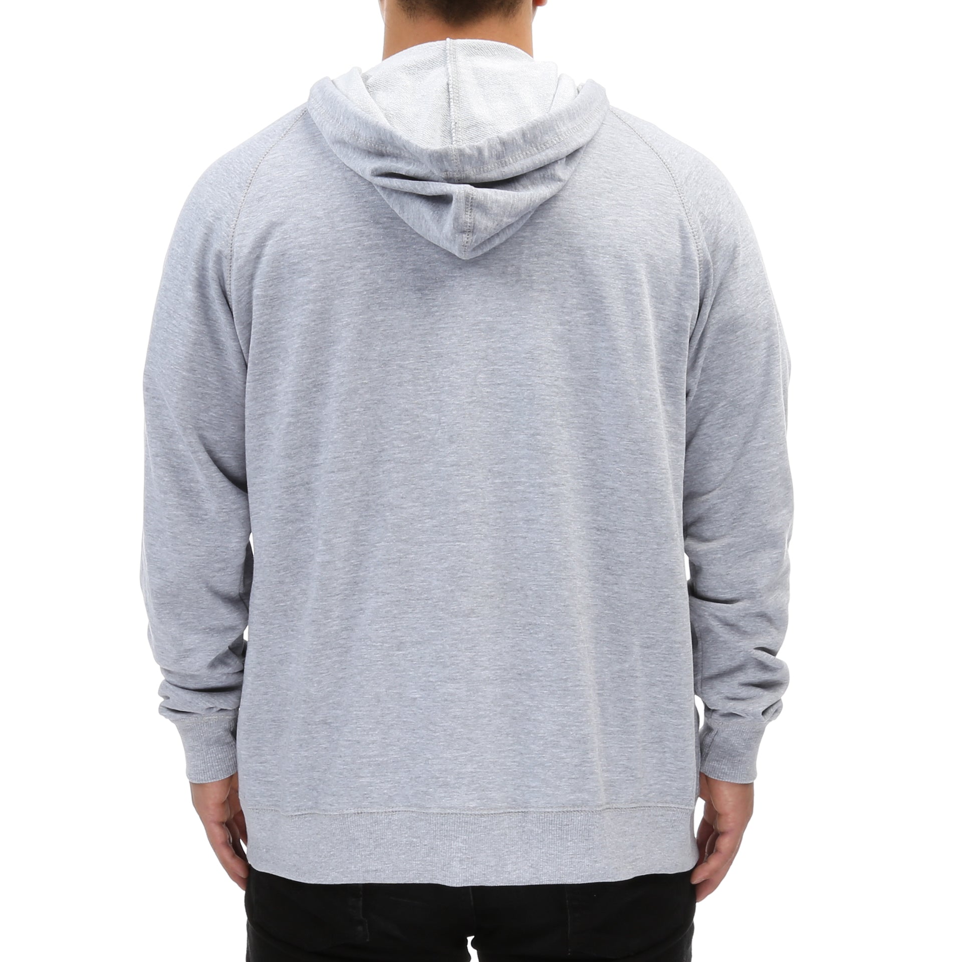New Star French Terry Zip Up Hoodie for Men & Women - Athletic Heather Grey Pullover with Front Pockets - Perfect for Gym, Running, and Casual Wear