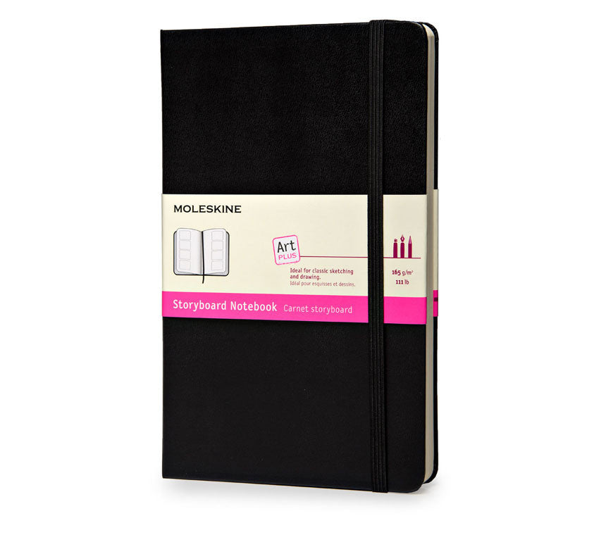 Moleskine Art Plus Storyboard Notebook - Hard Cover Sketchbook for Artists, Designers & Storyboard Creators | Perfect for Drawing, Sketching & Creative Projects