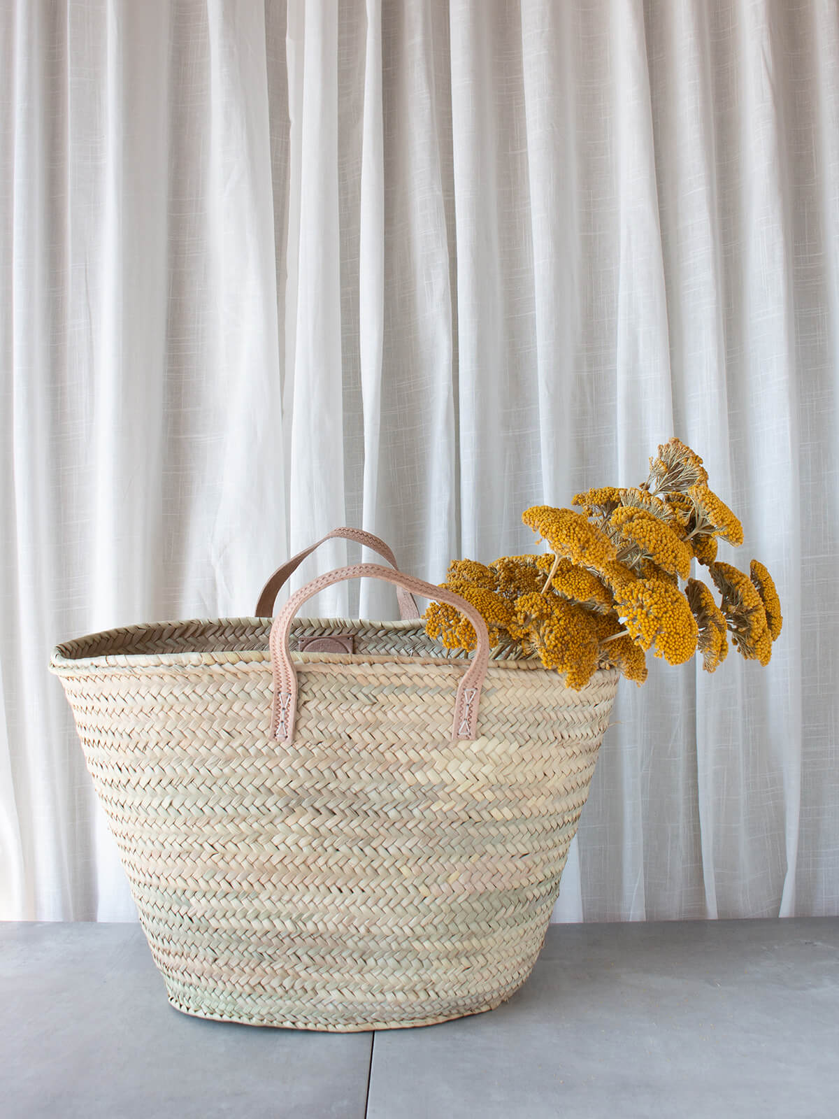 Parisienne Woven Basket Bag - Natural Rattan Handbag for Women | Beach Tote, Picnic Bag, Summer Accessory