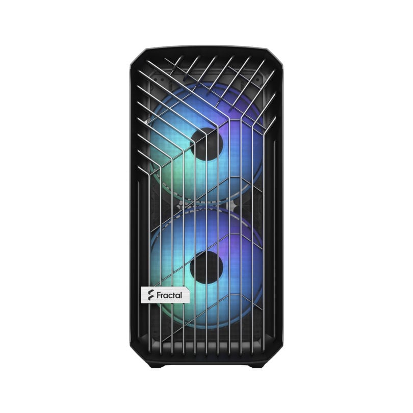 Fractal Design Torrent Compact RGB TG mATX Tempered Glass PC Case - Light Tint | High Airflow Gaming Case for Compact Builds | Perfect for Gaming Rigs & Workstations