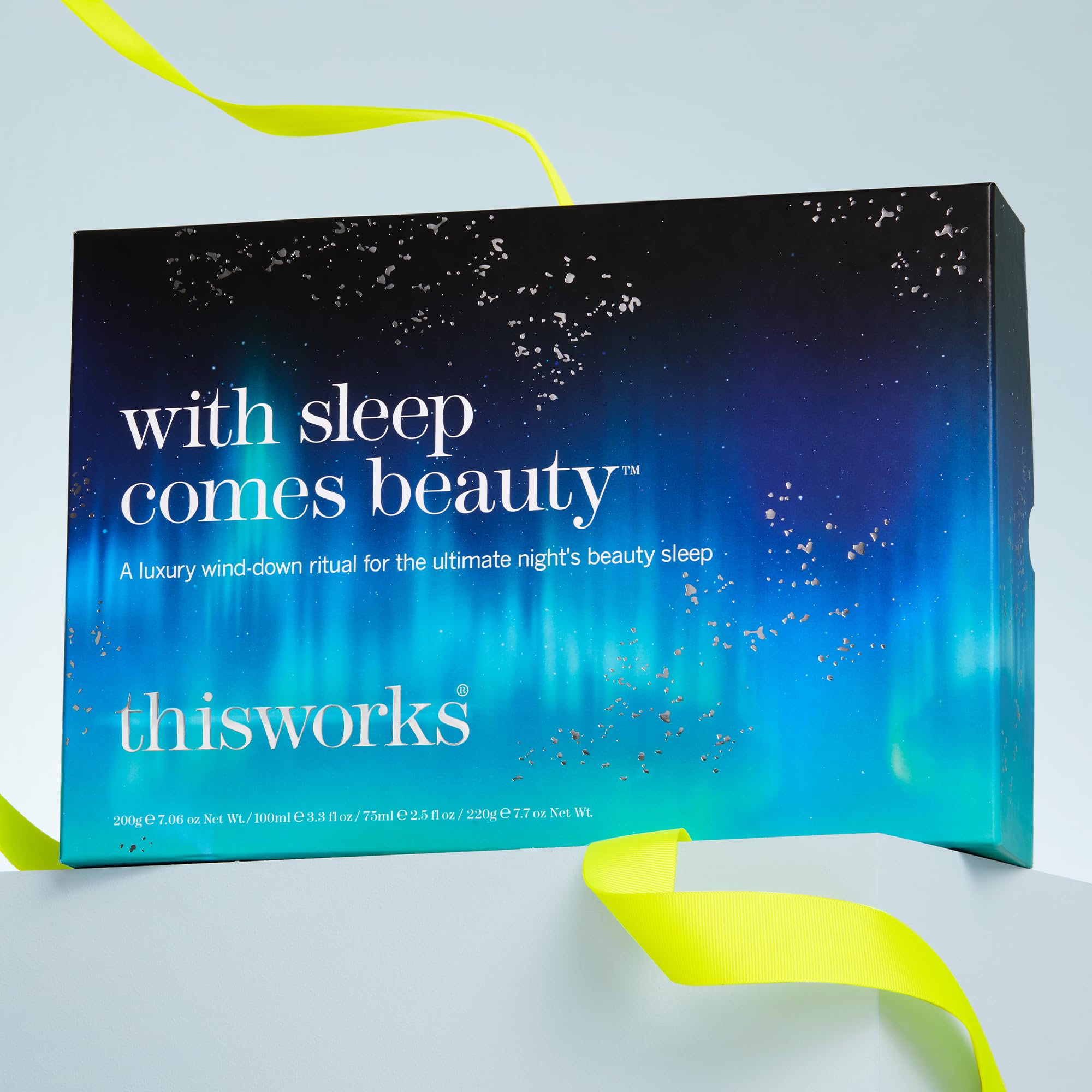 THISWORKS With Sleep Comes Beauty Gift Set - Deep Sleep Pillow Spray, Shower Gel, Body Lotion & Scented Candle with Essential Oils ($122 Value) | Relaxing Bedtime Routine Set for Women, Spa Night Self Care Gift for Her, Luxury Sleep Aid Kit for Better Rest