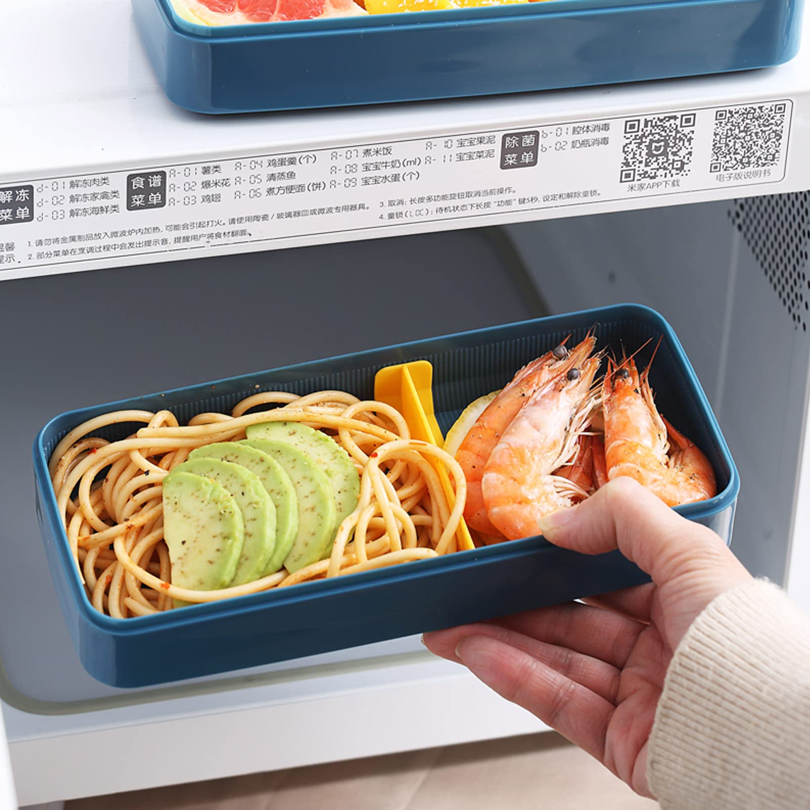 Eco-Friendly Wheat Straw Bento Box Lunch Box - 3-in-1 Leakproof Compartment Containers for Meal Prep | Stackable, Reusable & Sustainable Food Storage for Office, School, Picnic & Travel