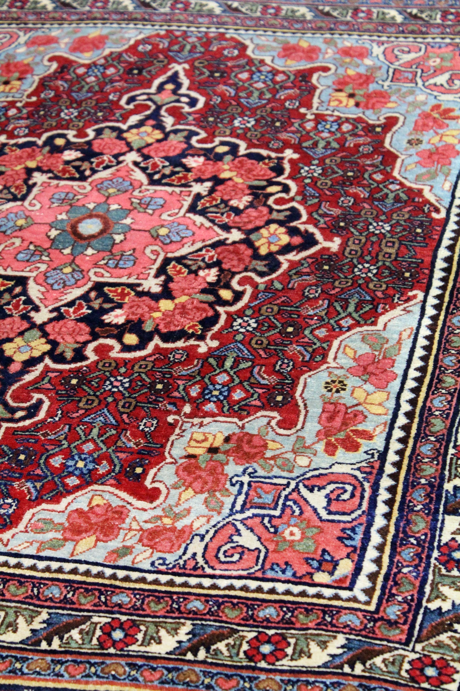 Handwoven Antique Bijar Tribal Rug - Traditional Persian Carpet JF8456 for Living Room, Bedroom & Home Decor