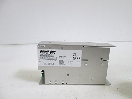 POWER-ONE PFC375-4200 Power Supply - 375W High Efficiency AC/DC Converter for Industrial Equipment & Telecom Systems (Used/Refurbished) - Perfect for Server Racks, Network Switches & Medical Devices